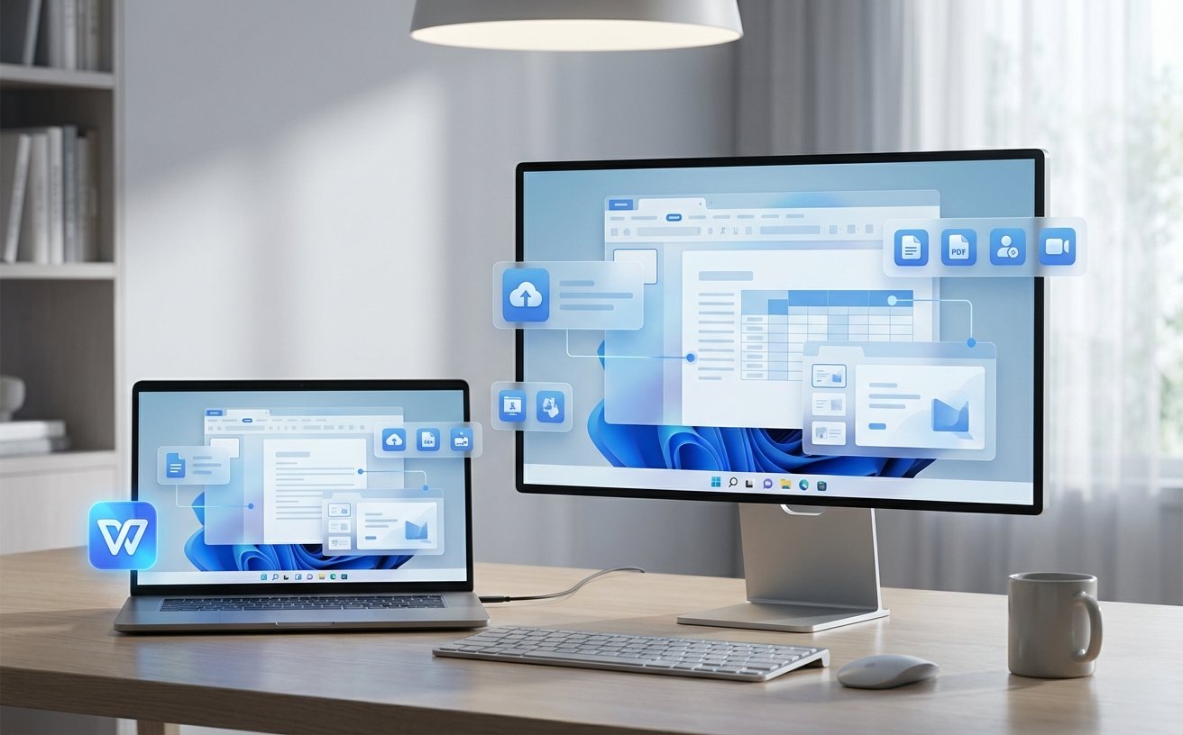 WPS Office 多人实时协作与云端同步界面